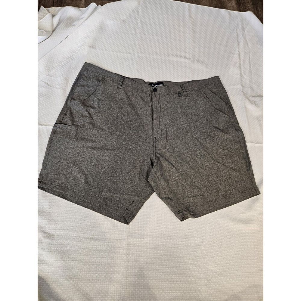 Classic Men's Black Flat Front Shorts - Picture 10 of 10